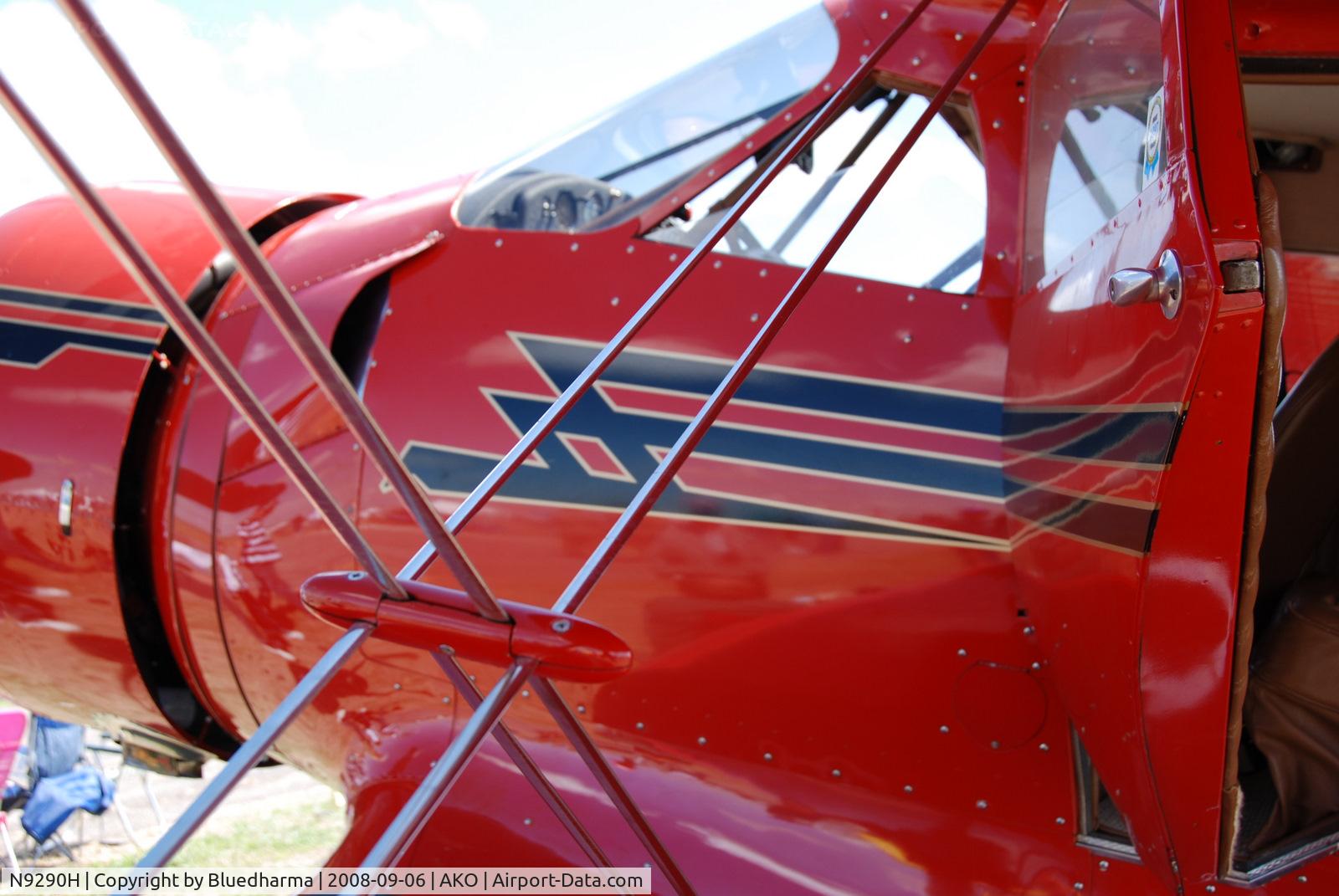 N9290H, 1944 Beech D17S Staggerwing C/N 6726, Parked on display at National Radial Engine Exhibition in Akron, Colorado..