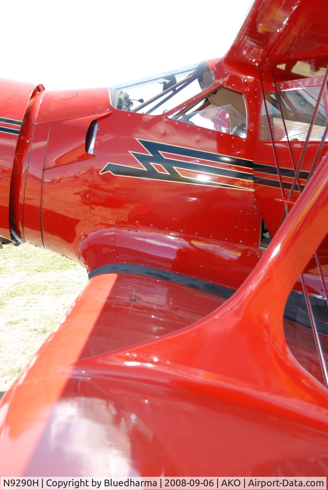 N9290H, 1944 Beech D17S Staggerwing C/N 6726, Parked on display at National Radial Engine Exhibition in Akron, Colorado..