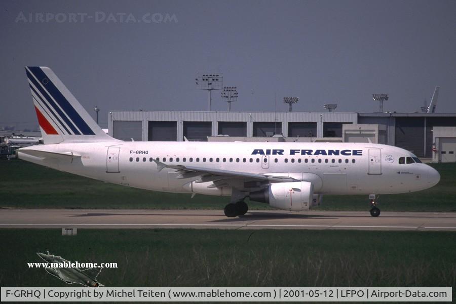 F-GRHQ, 2000 Airbus A319-111 C/N 1404, Air France