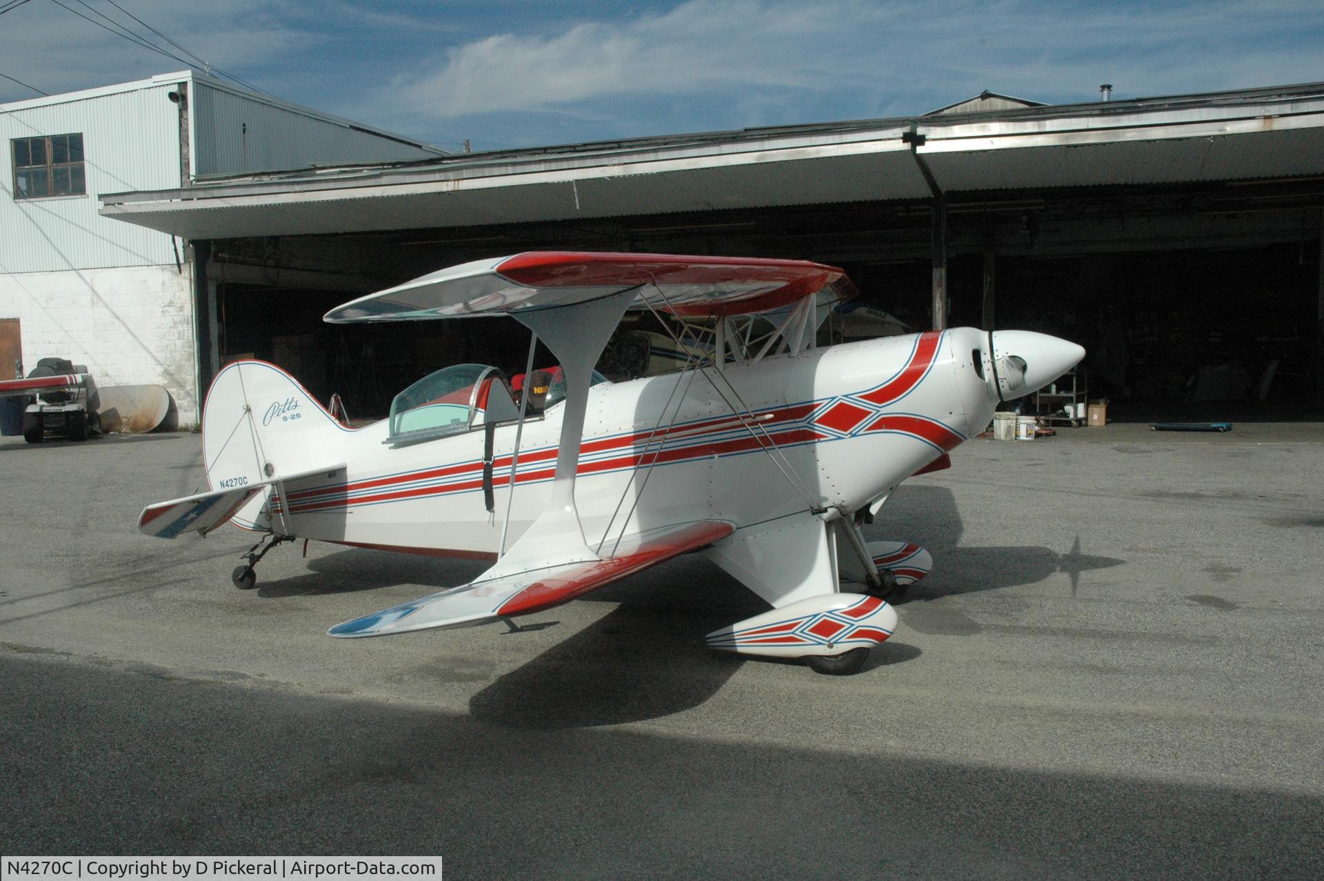 N4270C, 1981 Aerotek Pitts S-2S Special C/N 1014, Preparing for flight October 2008