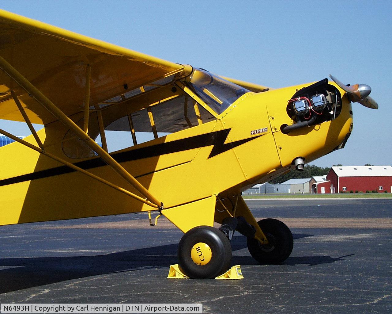 N6493H, 1946 Piper J3C-65 Cub C/N 19675, Marion Cole Hangar