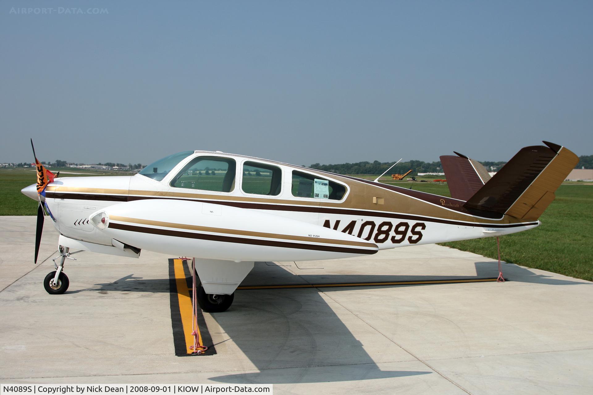 N4089S, 1975 Beech V35B Bonanza C/N D-9732, /
