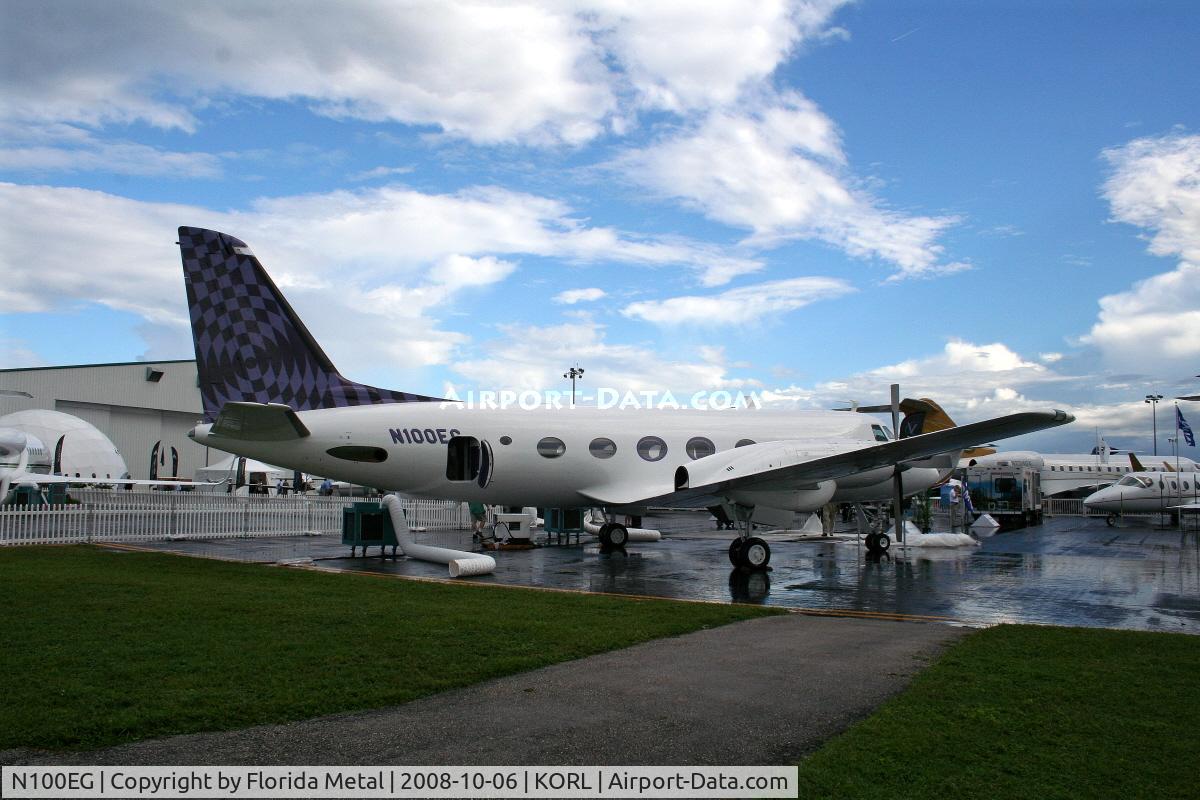 N100EG, 1969 Grumman G-159 Gulfstream 1 C/N 196, Gulfstream 1 at NBAA