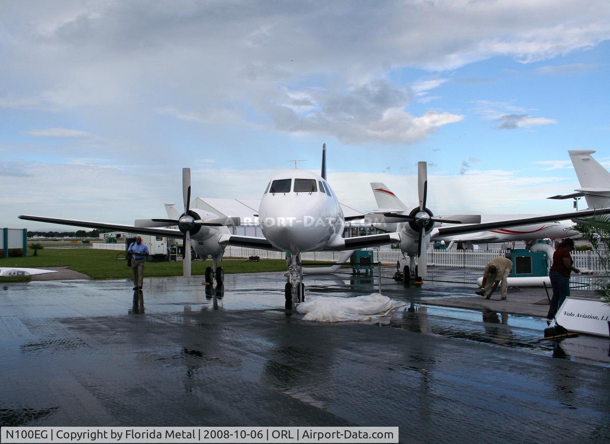N100EG, 1969 Grumman G-159 Gulfstream 1 C/N 196, Gulfstream 1 at NBAA