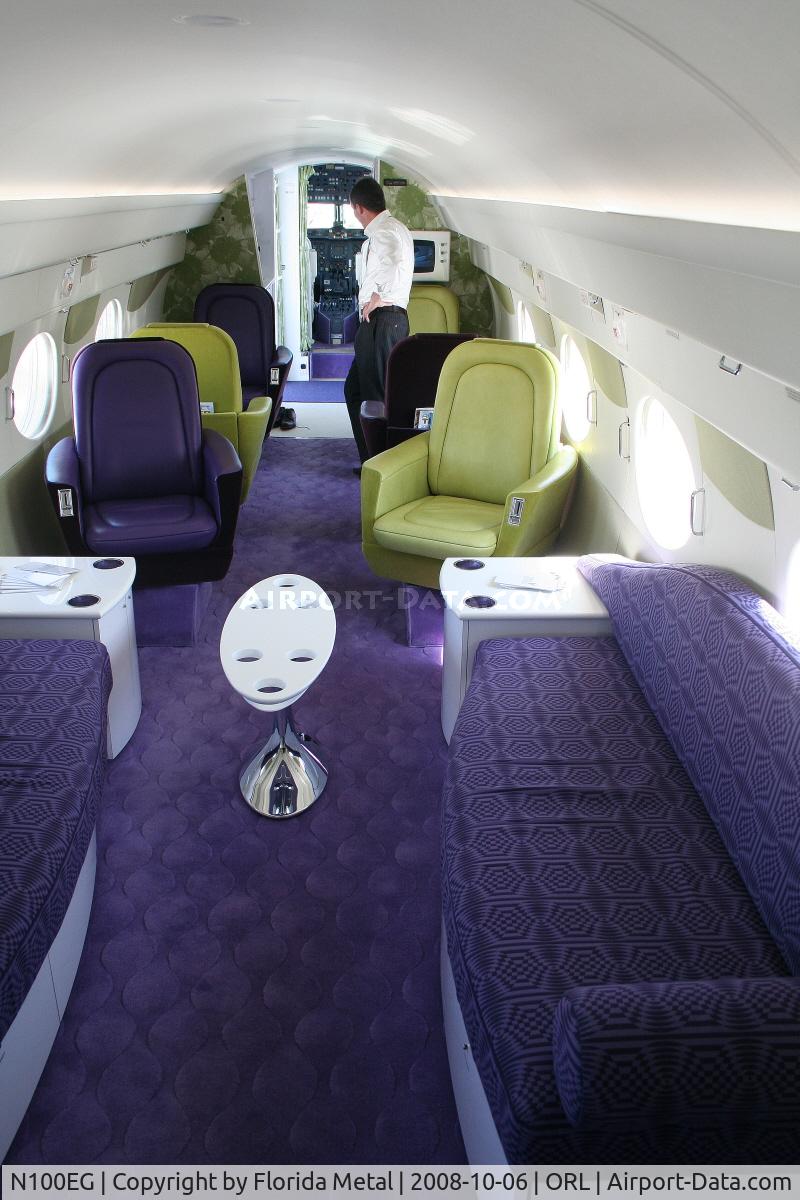 N100EG, 1969 Grumman G-159 Gulfstream 1 C/N 196, Gulfstream 1 Interior NBAA