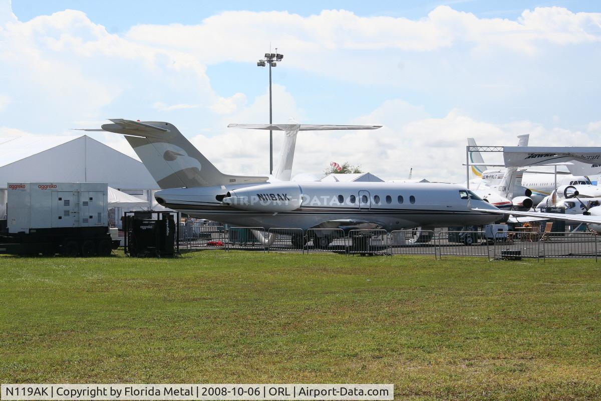 N119AK, 2008 Hawker Beechcraft 4000 C/N RC-9, Hawker 4000 at NBAA