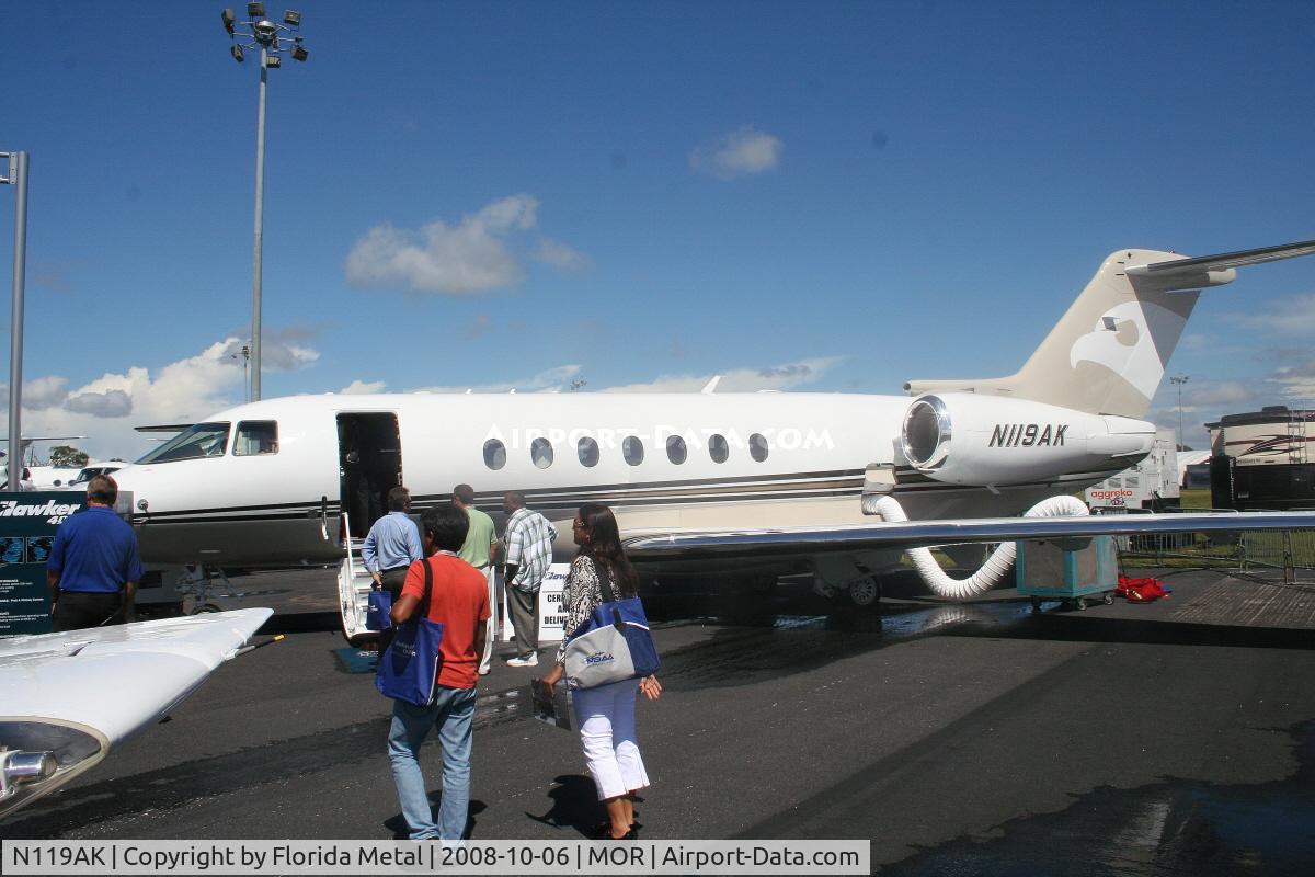 N119AK, 2008 Hawker Beechcraft 4000 C/N RC-9, Hawker 4000 at NBAA