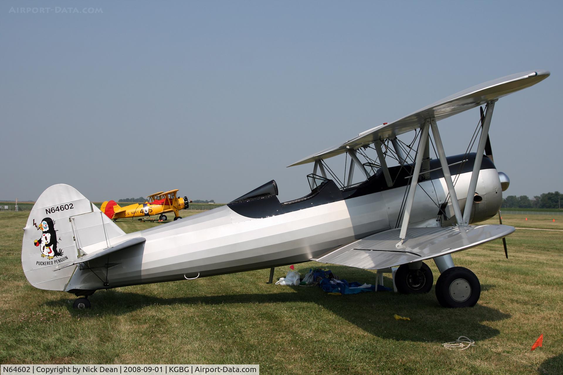 N64602, 1942 Boeing A75N1(PT17) C/N 75-3468, /