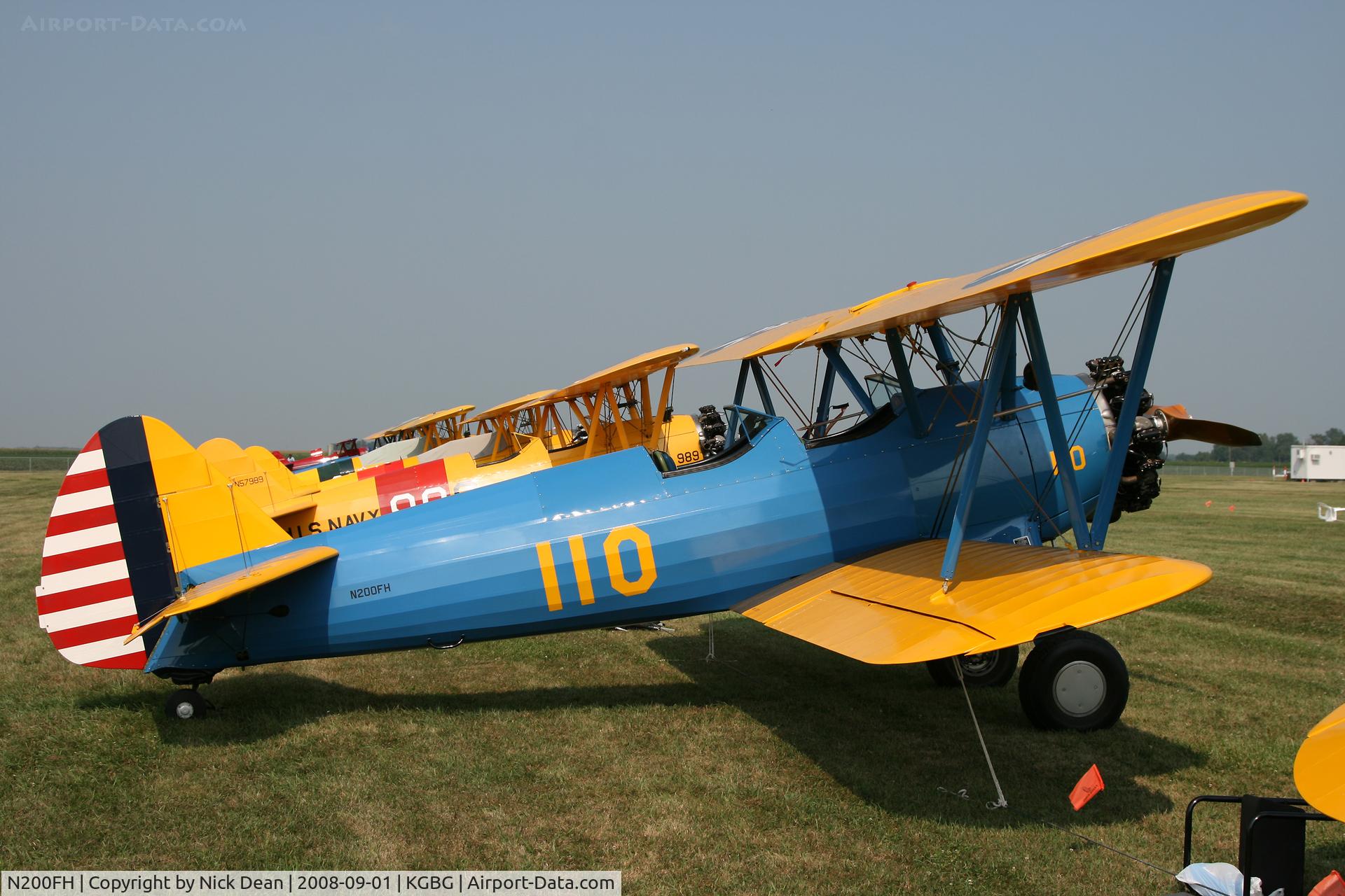 N200FH, 1941 Boeing A75N1 (PT-17) C/N 75-2143, /