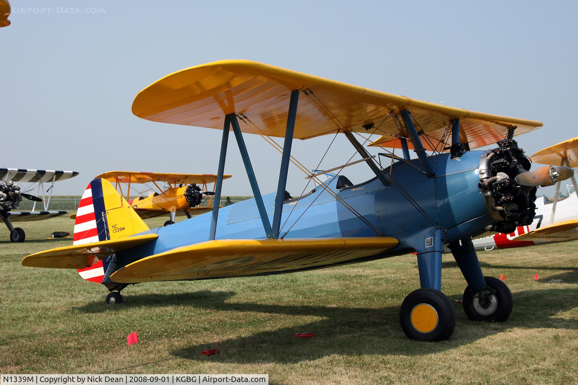 N1339M, 1943 Boeing E75 C/N 75-8637, /