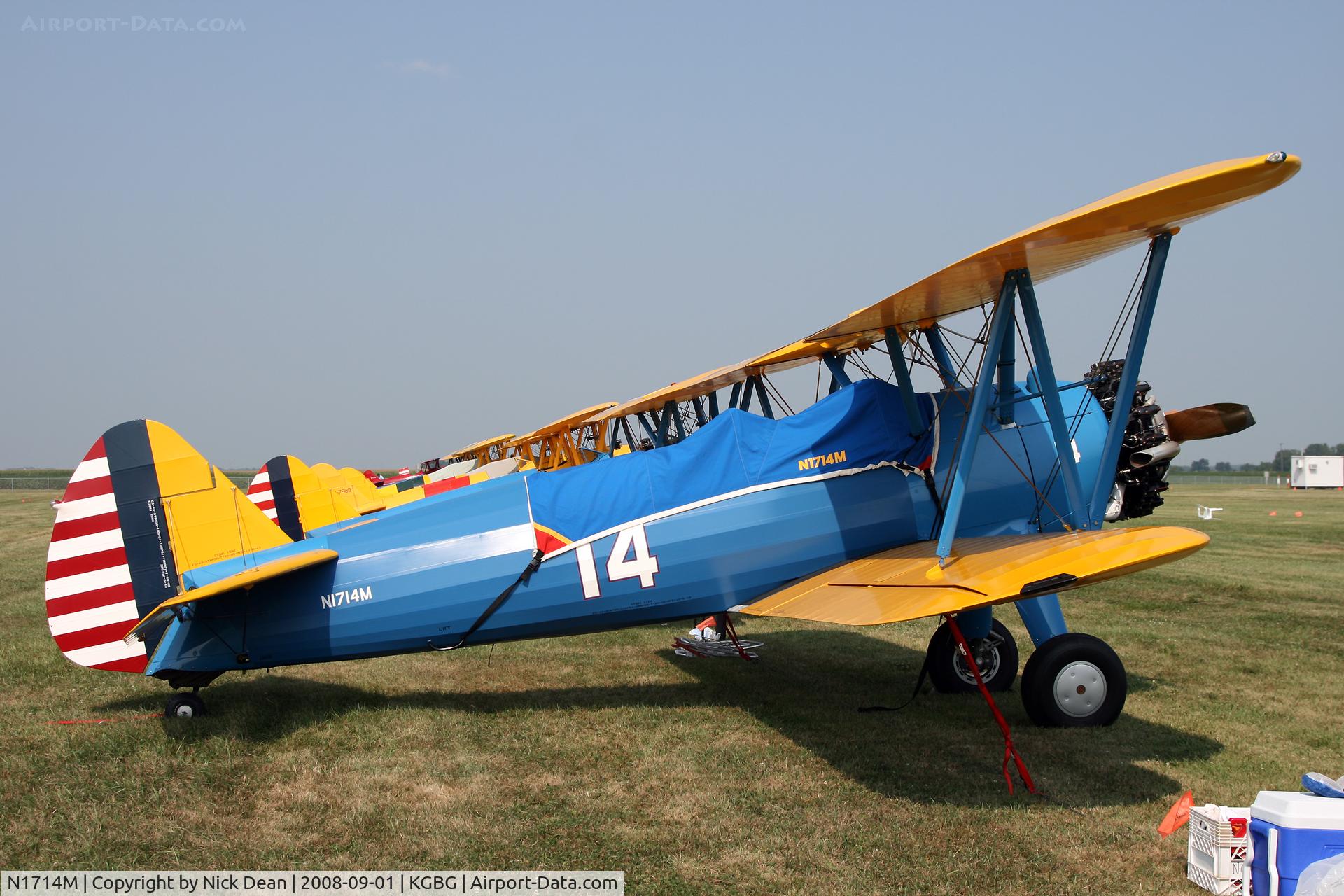 N1714M, 1951 Boeing E75 C/N 75-8666, /