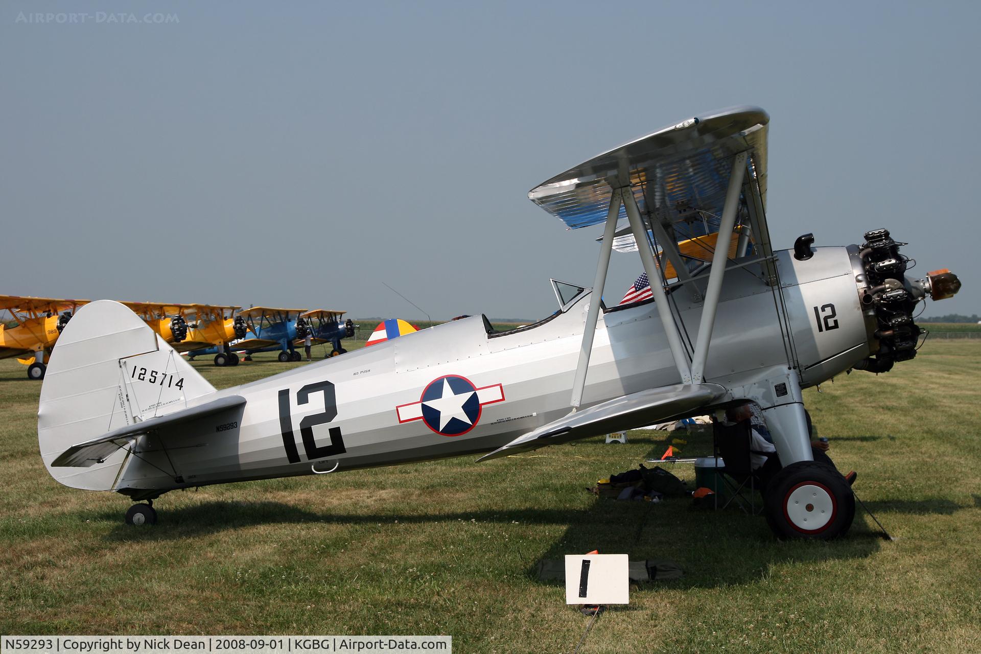 N59293, 1942 Boeing B75N1 C/N 75-3221, /