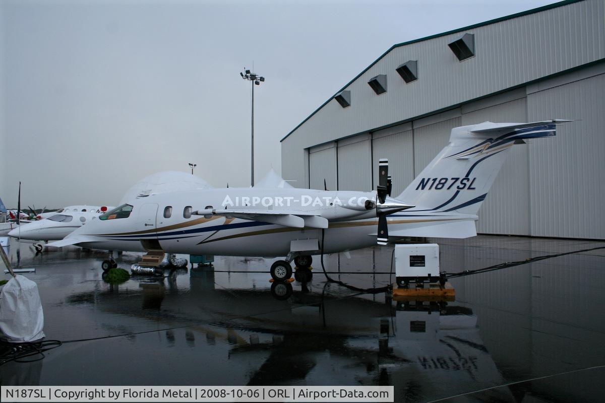N187SL, 2008 Piaggio P-180 Avanti II C/N 1164, Piaggio P180 at NBAA