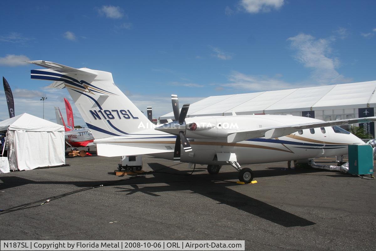 N187SL, 2008 Piaggio P-180 Avanti II C/N 1164, Piaggio P180 at NBAA