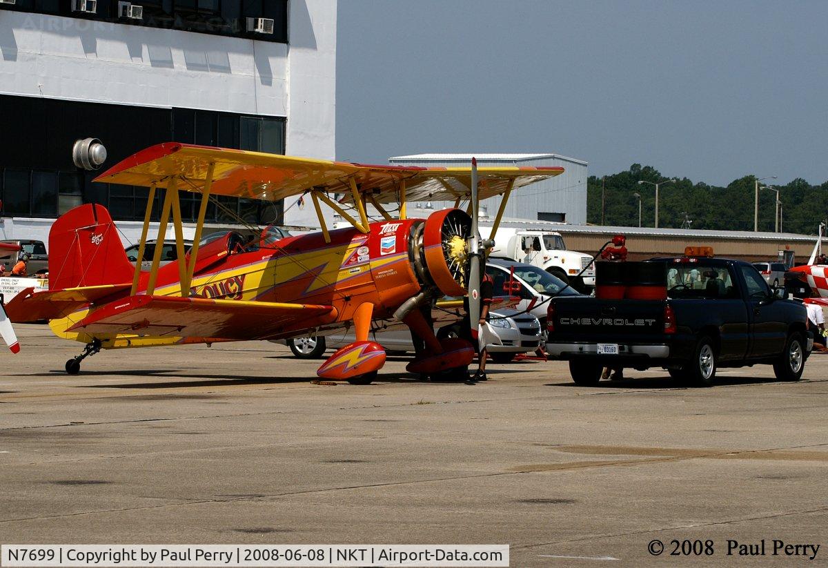 N7699, 1972 Grumman G-164A Show Cat C/N 1004, Time for some fluid attention, post show