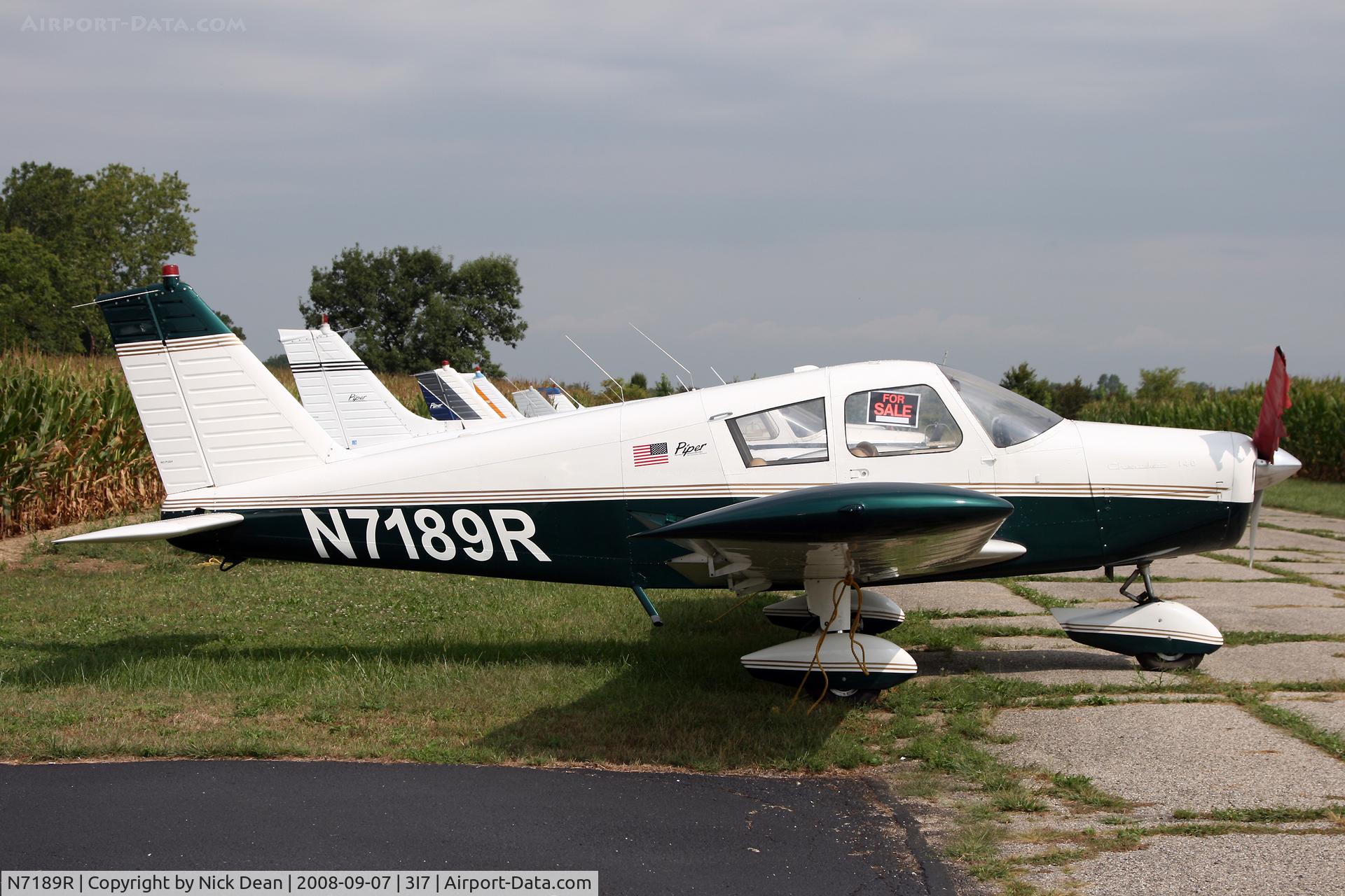 N7189R, 1966 Piper PA-28-140 Cherokee C/N 28-21902, /