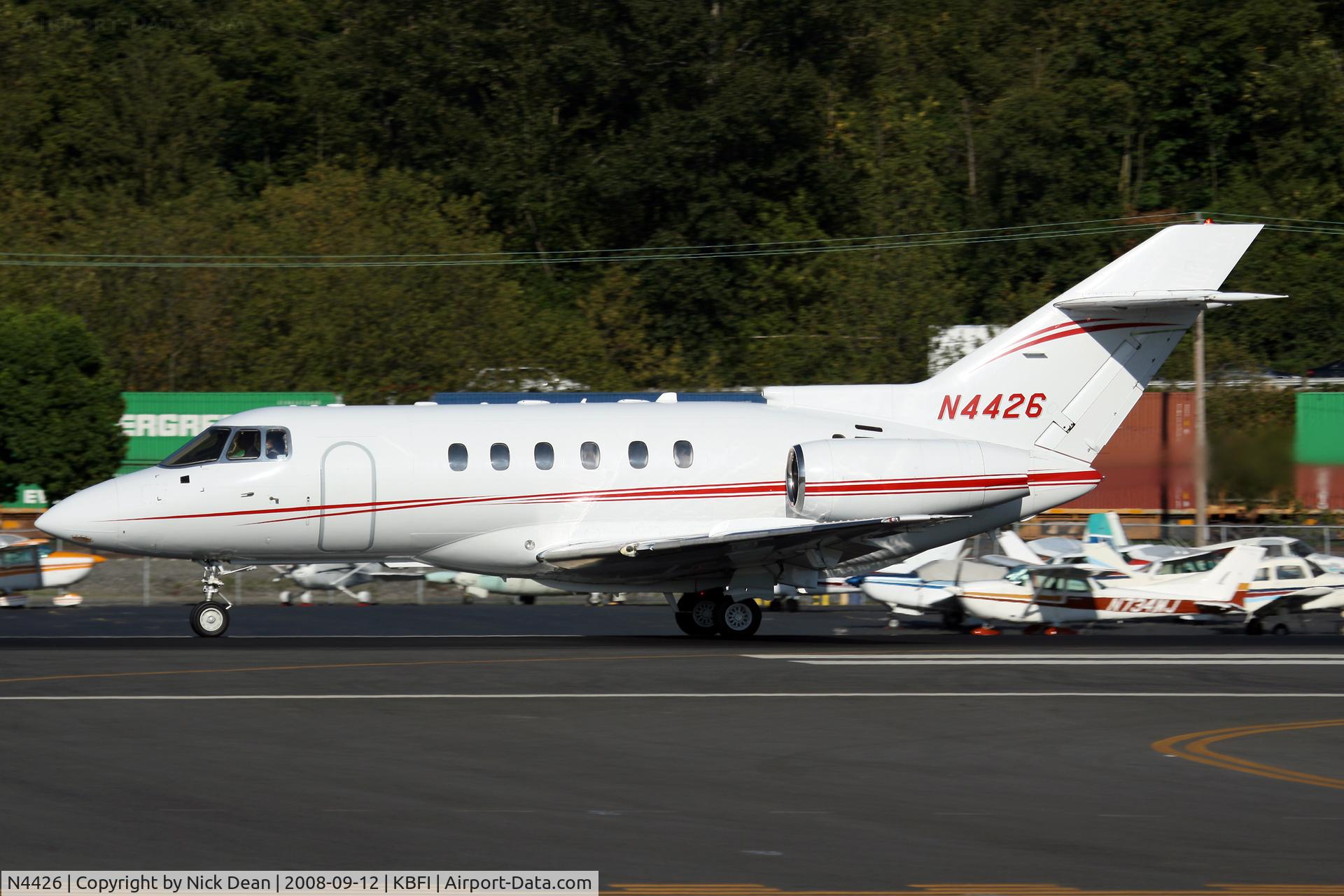 N4426, 1995 Raytheon Hawker 800XP C/N 258272, /