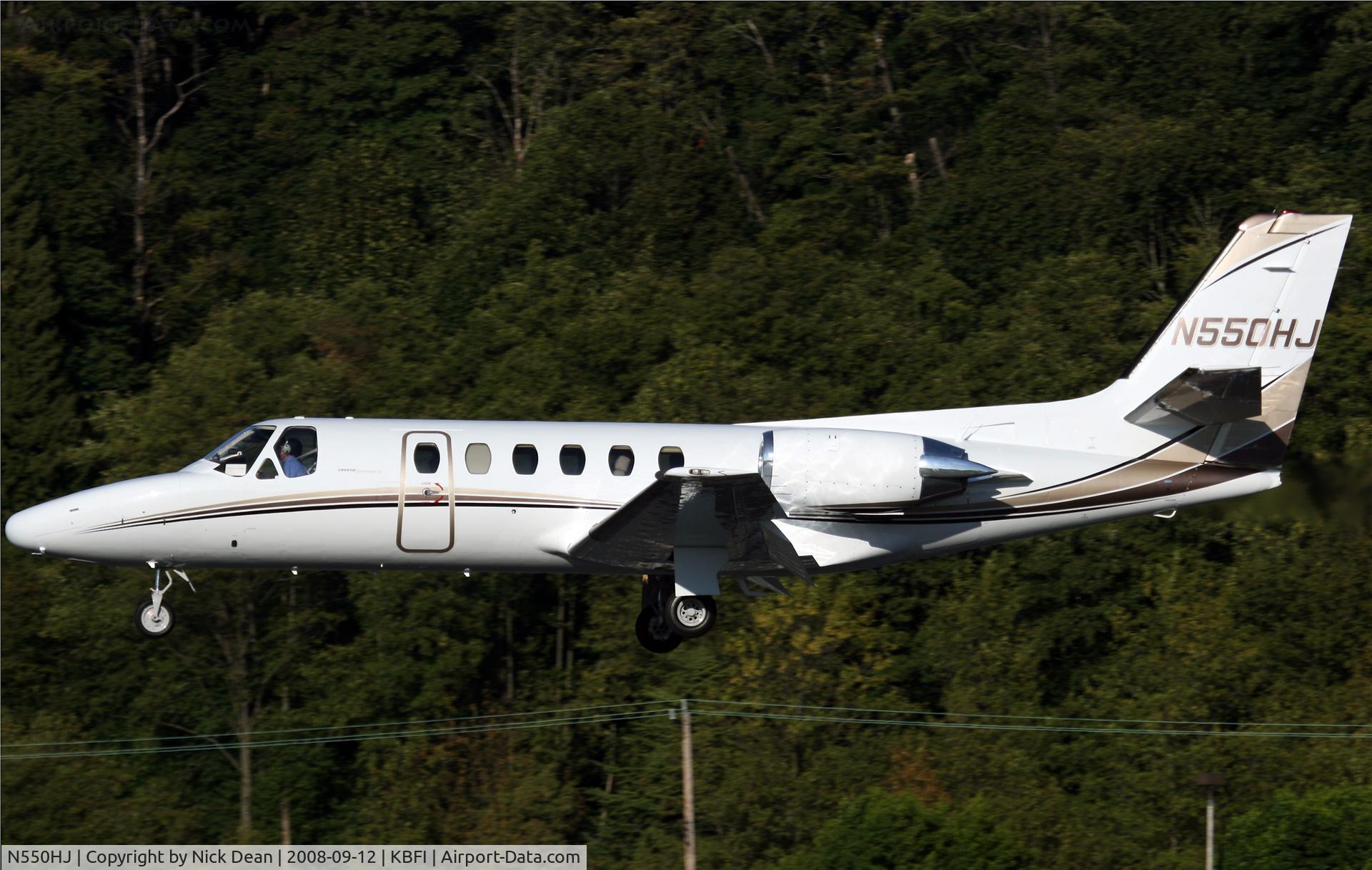 N550HJ, 1981 Cessna 550 Citation II C/N 550-0269, KBFI