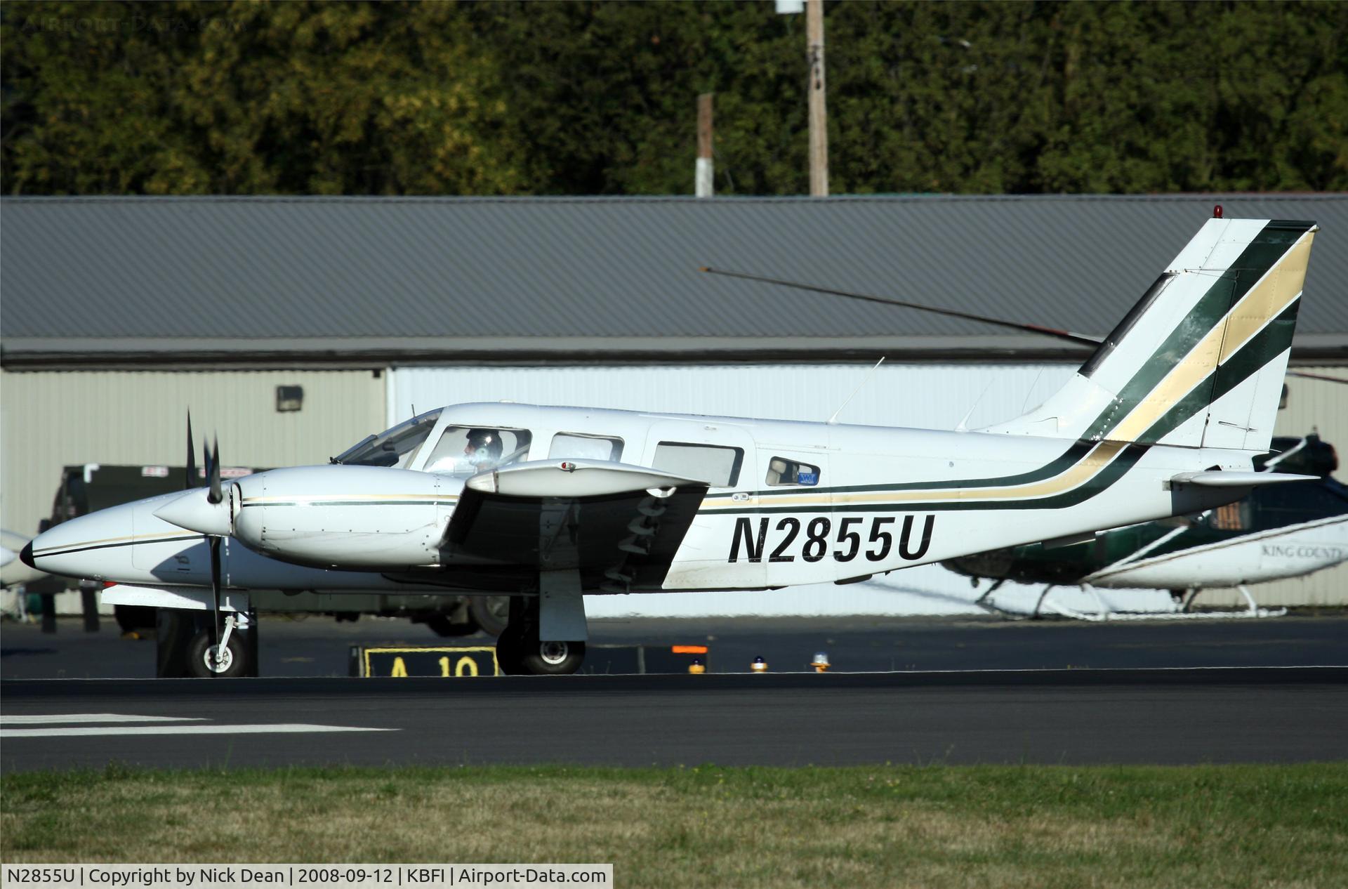 N2855U, 1979 Piper PA-34-200T Seneca II C/N 34-7970294, KBFI