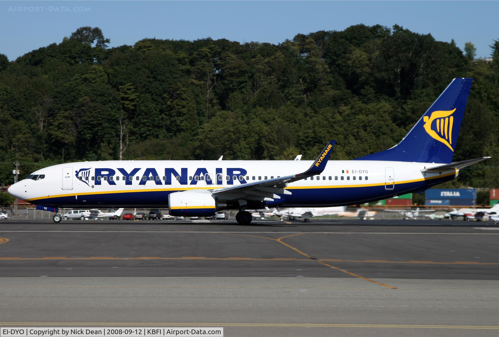 EI-DYO, 2008 Boeing 737-8AS C/N 33636, Returning from a test flight