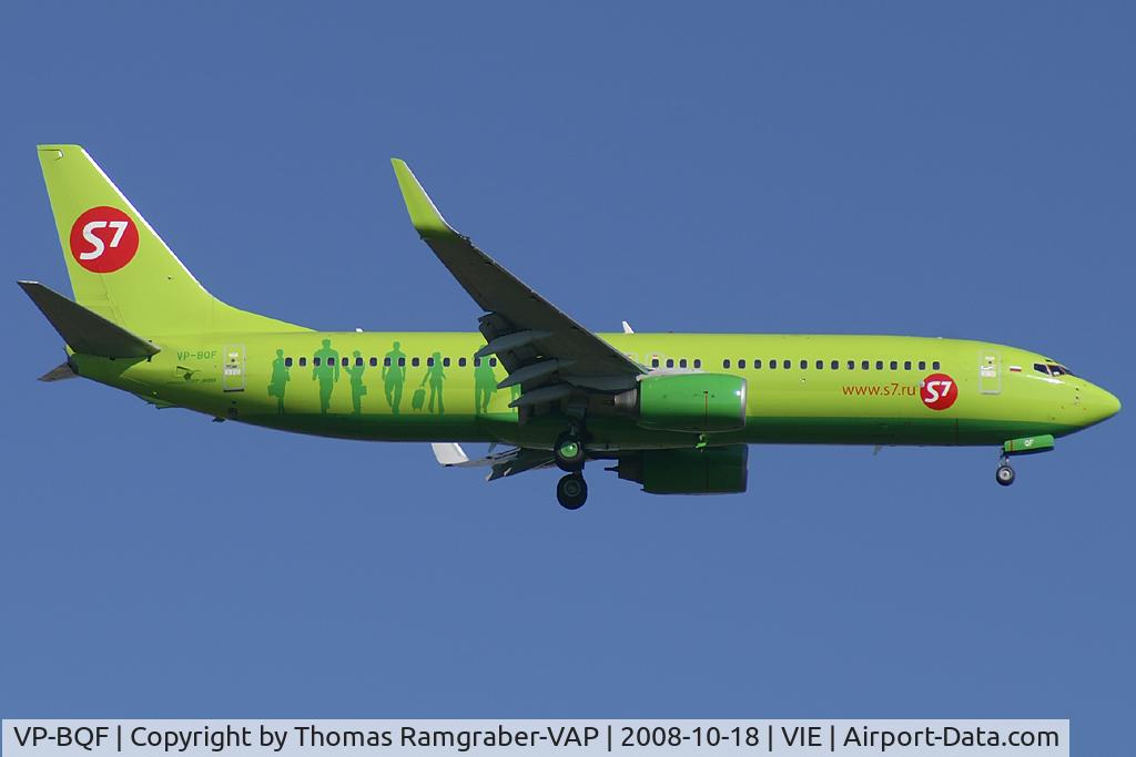VP-BQF, 2001 Boeing 737-83N C/N 28243, Sibir Airlines Boeing 737-800