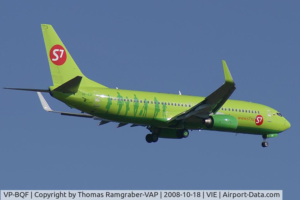 VP-BQF, 2001 Boeing 737-83N C/N 28243, Sibir Airlines Boeing 737-800