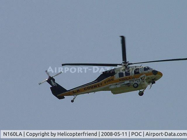 N160LA, 2000 Sikorsky S-70A Firehawk C/N 702453, In bound to turn final at Brackett