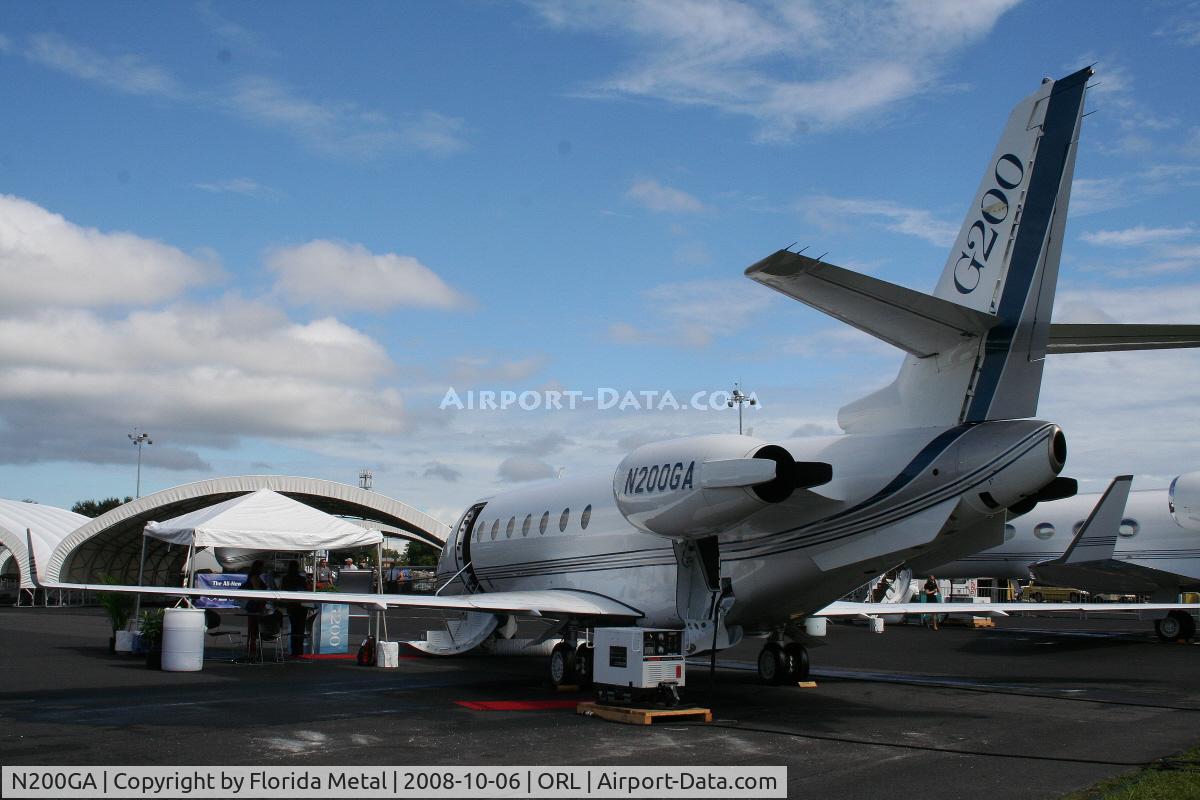 N200GA, 2008 Israel Aircraft Industries Gulfstream 200 C/N 173, Gulfstream 200 at NBAA
