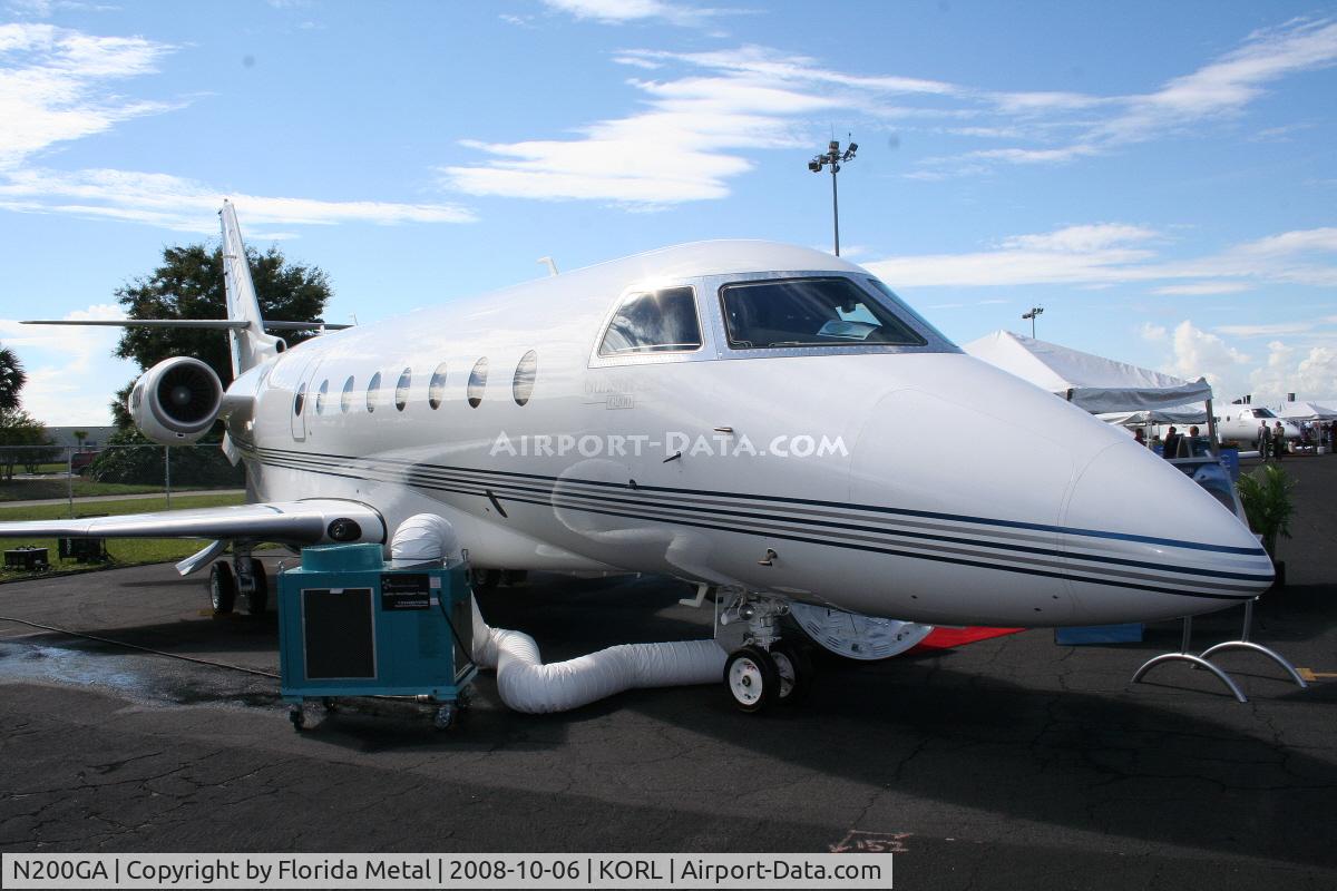 N200GA, 2008 Israel Aircraft Industries Gulfstream 200 C/N 173, Gulfstream 200 at NBAA