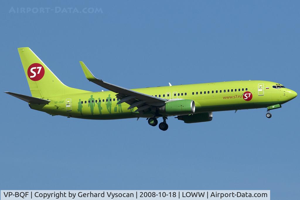 VP-BQF, 2001 Boeing 737-83N C/N 28243, S7 newest plane
