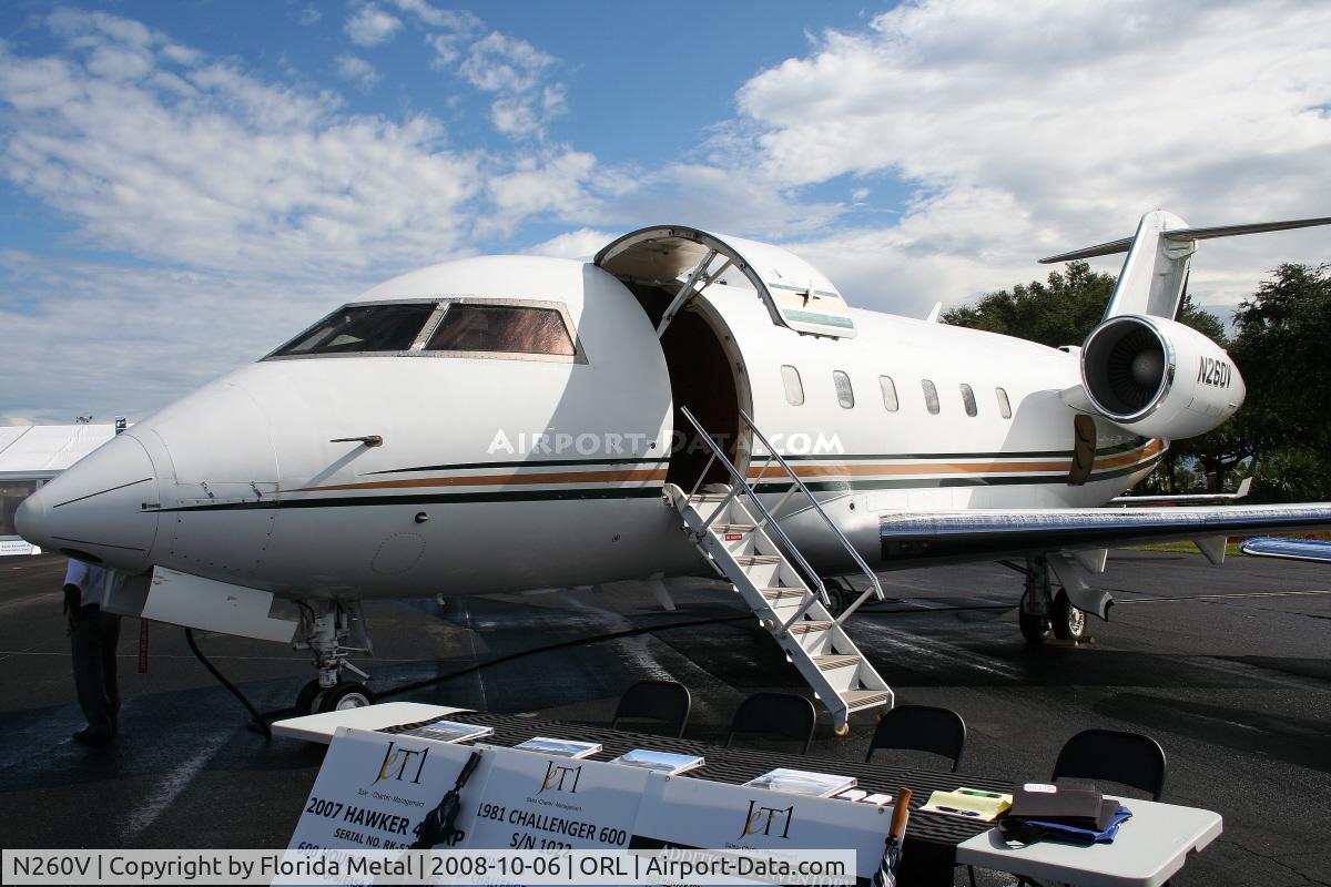 N260V, 1981 Canadair Challenger 600 (CL-600-1A11) C/N 1022, Challenger 600 at NBAA