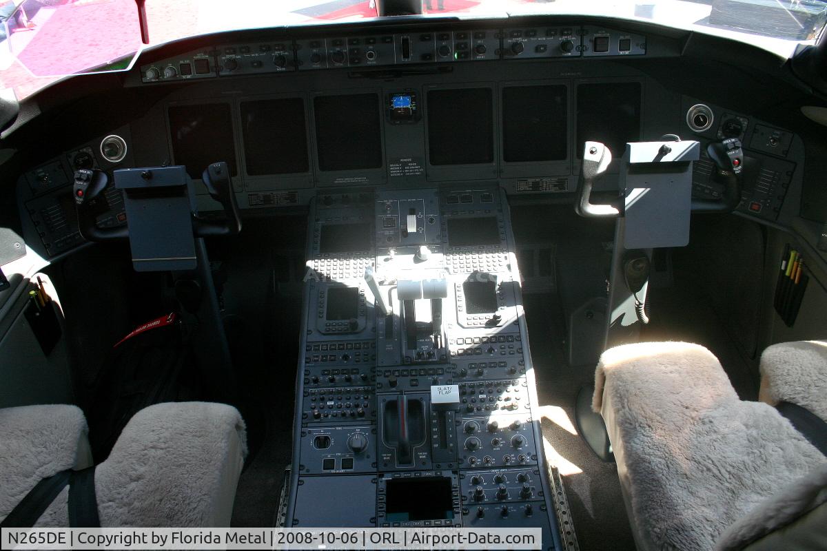 N265DE, 2007 Bombardier BD-700-1A10 Global 5000 C/N 9265, Bombardier BD-700 Global 5000 at NBAA