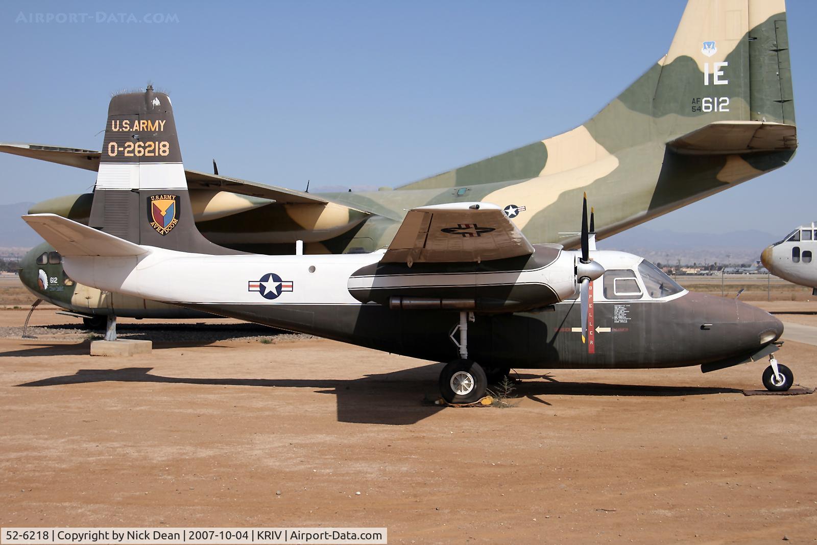 52-6218, 1952 Aero Commander YU-9A (YL-26) C/N 520-21, /