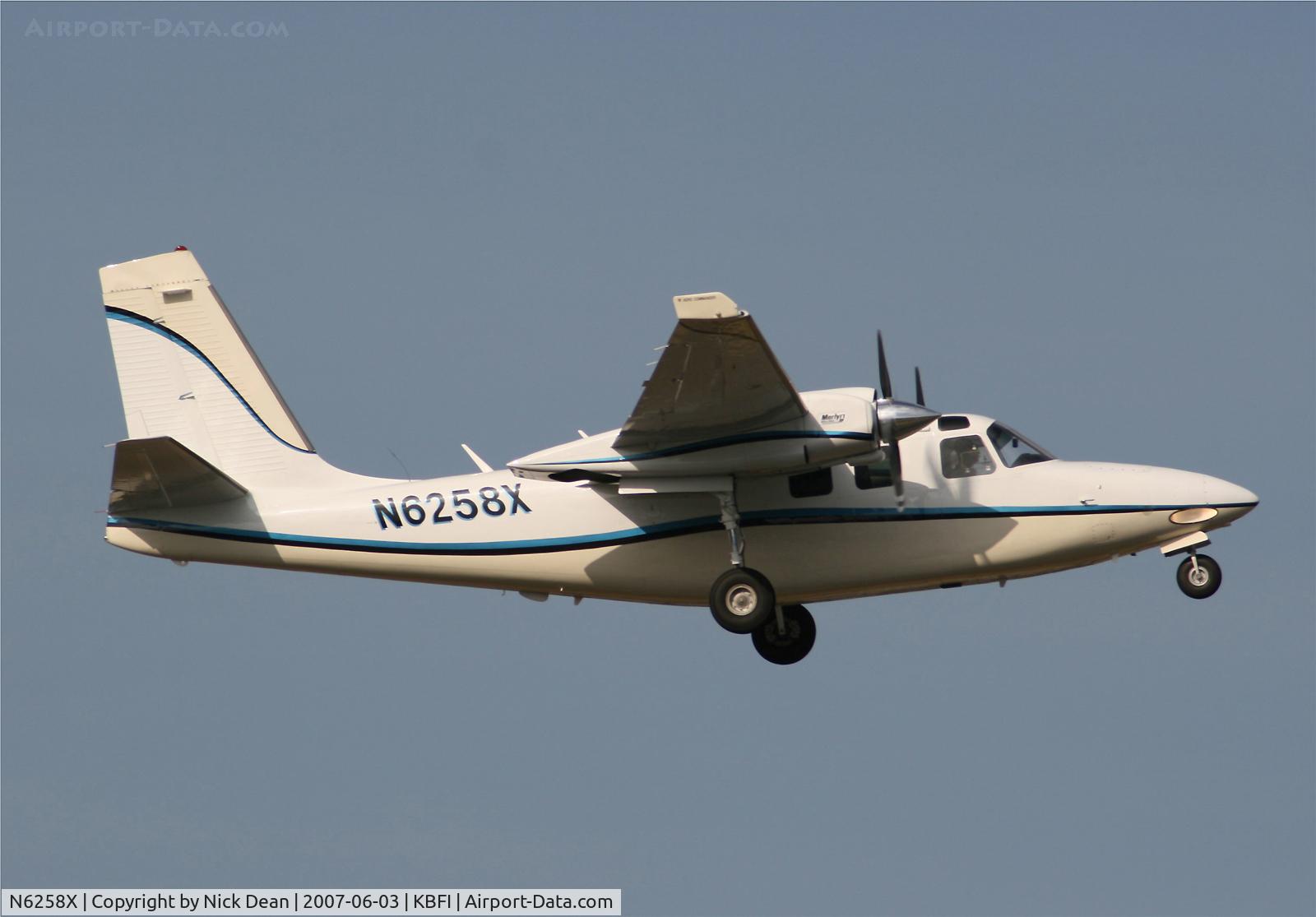 N6258X, 1961 Aero Commander 500-B C/N 500B-1155-84, /