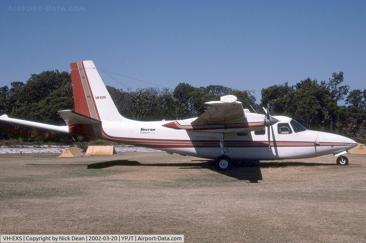 VH-EXS, 1970 Aero Commander 500-S C/N 3069, Scanned from a slide