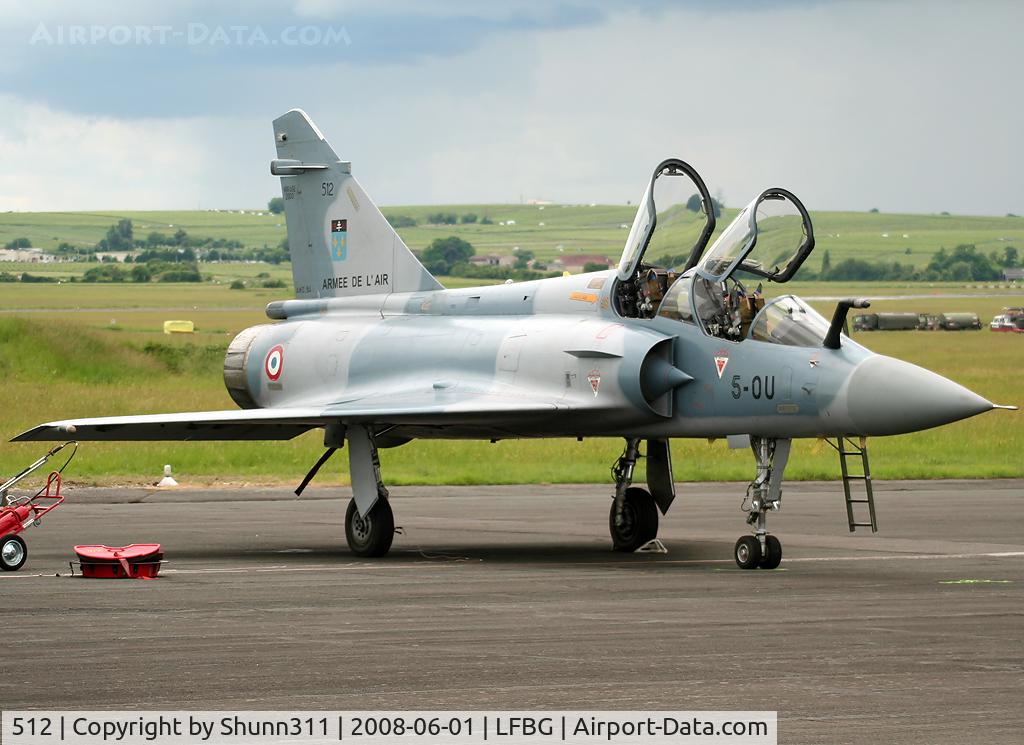 512, Dassault Mirage 2000B C/N 145, Used during LFBG Airshow 2008