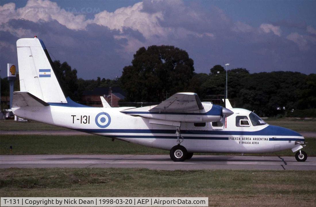 T-131, Aero Commander 500U Strike Commander C/N 1742-38, Scanned from a slide