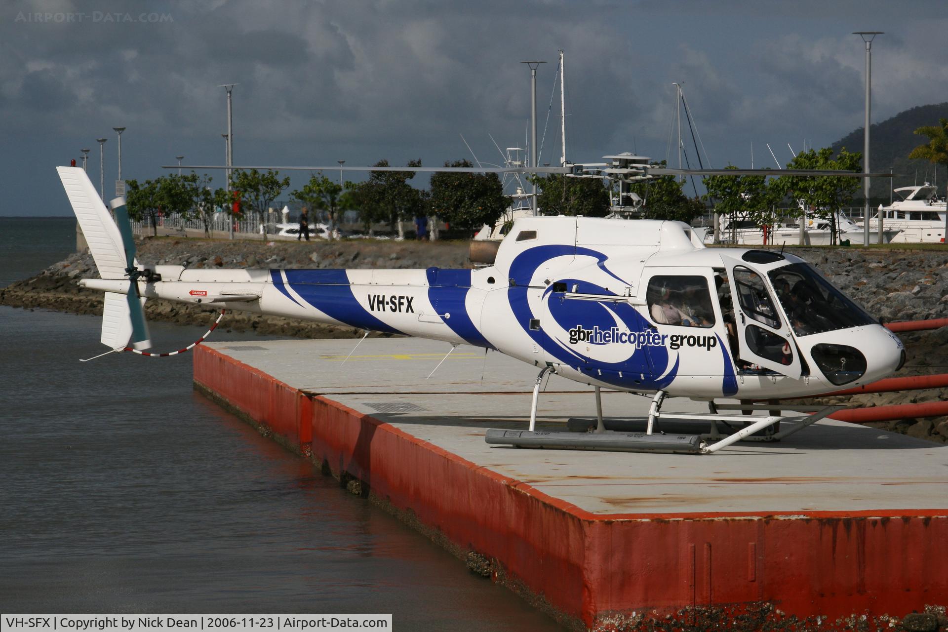 VH-SFX, 1982 Eurocopter AS-350BA Ecureuil C/N 1529, Cairns Harbour Heliport