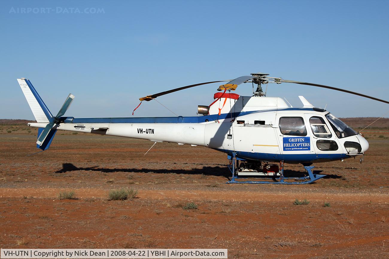VH-UTN, 1984 Aérospatiale AS-350BA Ecureuil C/N 1765, Quite a drive out to Broken Hill!!