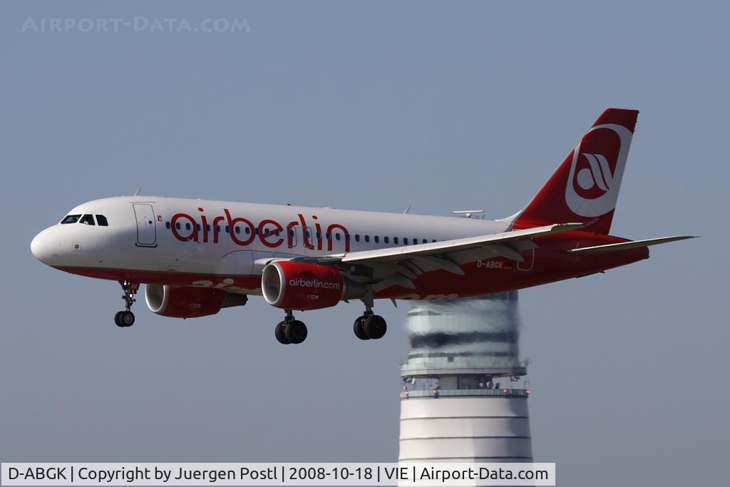 D-ABGK, 2008 Airbus A319-112 C/N 3447, Airbus A319-132