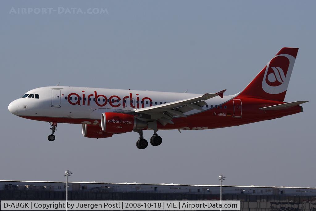 D-ABGK, 2008 Airbus A319-112 C/N 3447, Airbus A319-132