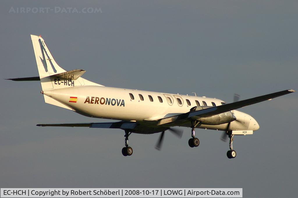 EC-HCH, 1986 Swearingen SA-226T Metro III C/N AC-658B, Cargoflight to LOWG/GRZ