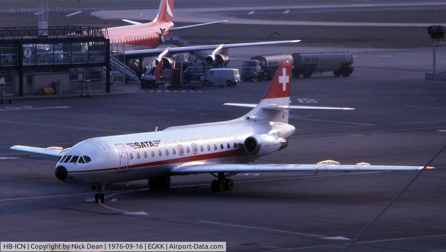 HB-ICN, 1968 Sud Aviation SE-210 Caravelle 10R C/N 253, The good old days/ Scanned from a slide from my early days of photography