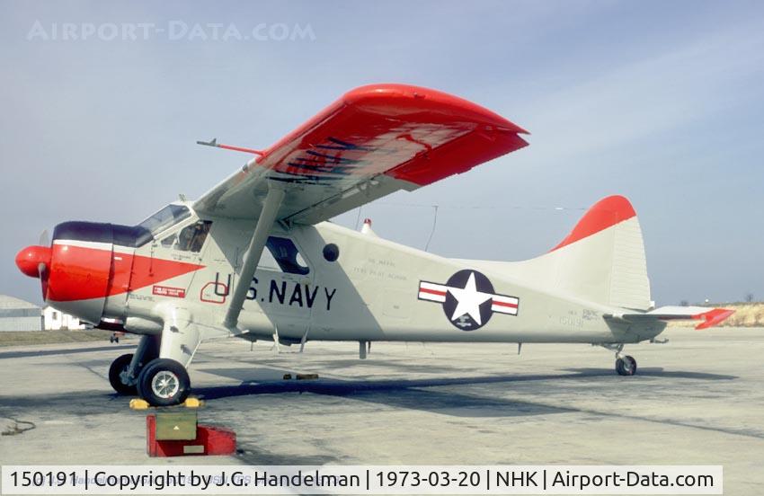 150191, De Havilland Canada L-20A Beaver C/N 513-1289, U-6A Beaver at Pax River MD