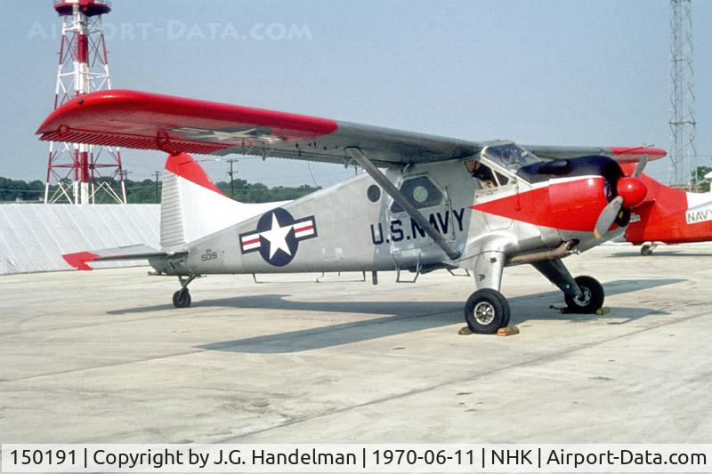 150191, De Havilland Canada L-20A Beaver C/N 513-1289, U-6A Beaver right view at Pax  River