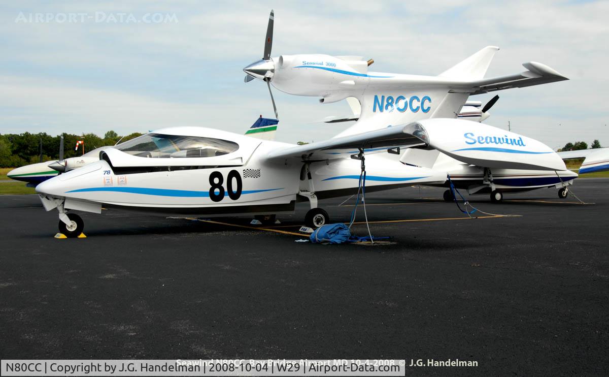N80CC, 2001 Seawind 3000 C/N 042, at Bay Bridge Airport MD