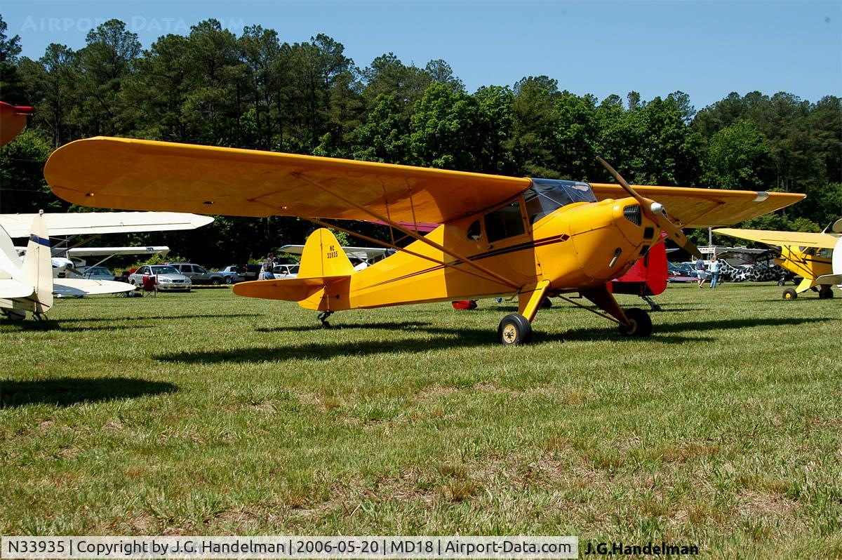N33935, 1941 Taylorcraft BF12-65 C/N 2785, at fly in