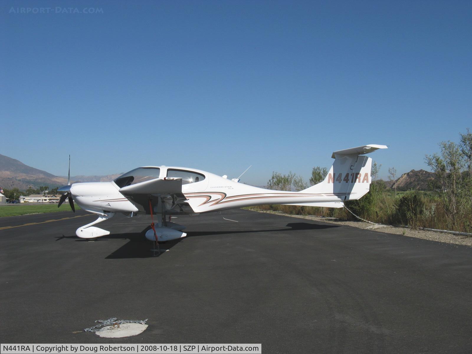 N441RA, 2008 Diamond DA-40XLS Diamond Star C/N 40.916, 2008 Diamond Aircraft Ind. Inc. DA-40-XLS DIAMOND STAR, Lycoming IO-360-M1A+ 180 Hp, Lasar electronic ignition, MT composite three-blade scimitar prop, glass panel