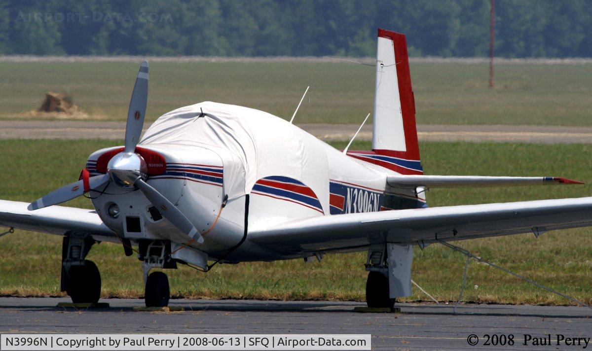 N3996N, 1968 Mooney M20C Ranger C/N 680017, Parked on the last row today