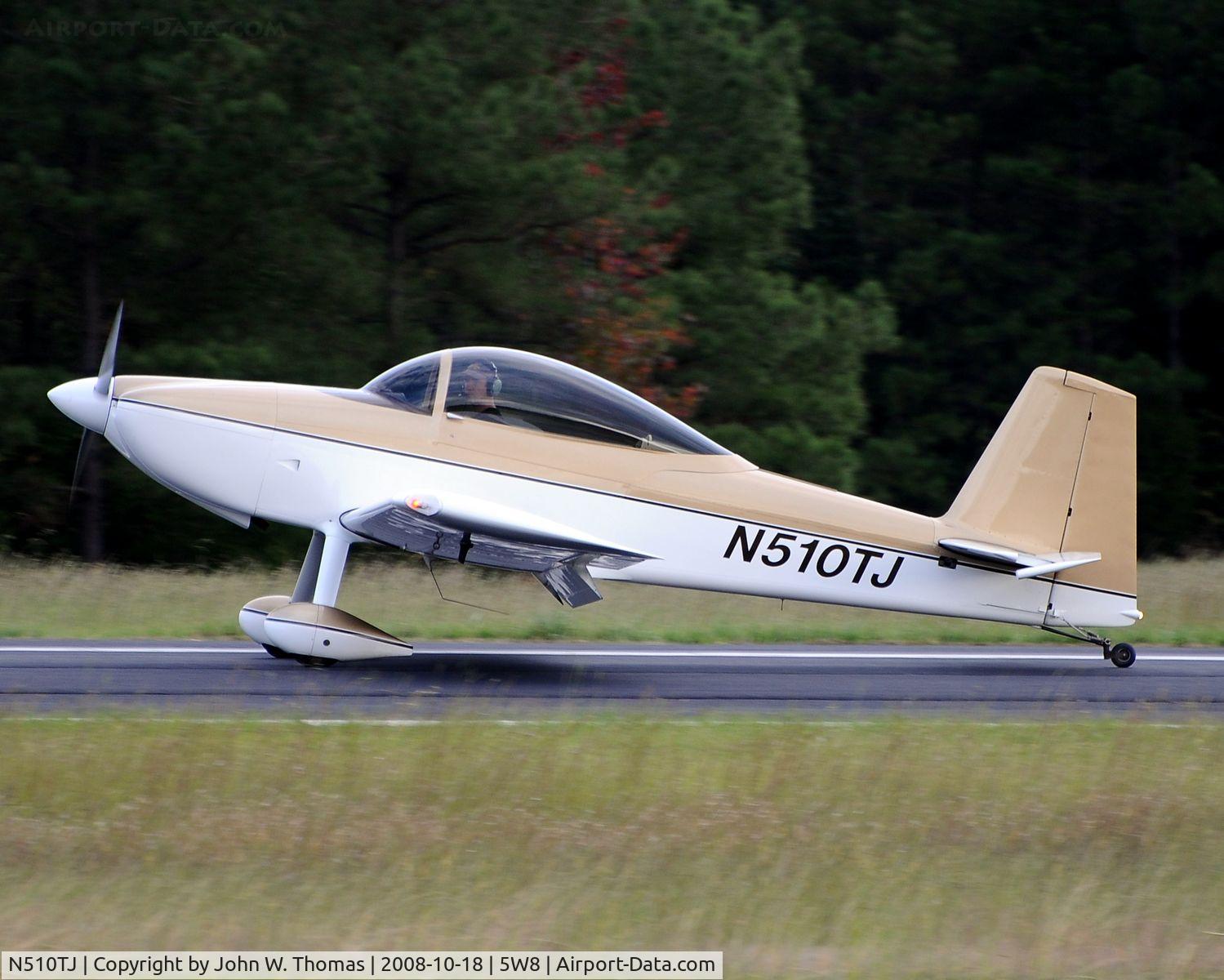 N510TJ, 2006 Vans RV-8 C/N 82046, Arriving runway 4